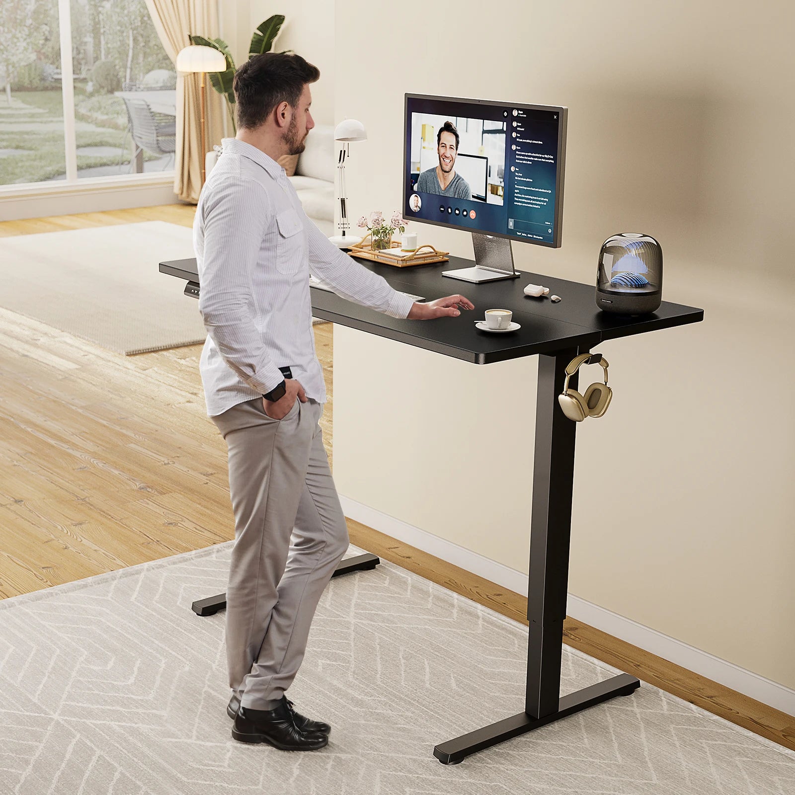 Electric Standing Desk - Ergonomic Height Adjustable Sit Stand Workstation - 15