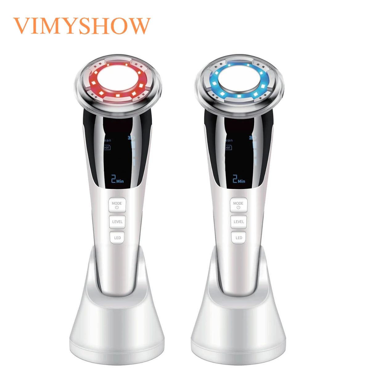 5-in-1 LED Micro-Current Facial Massager for Skin Tightening & Rejuvenation