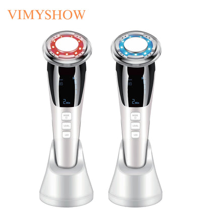 5-in-1 LED Micro-Current Facial Massager for Skin Tightening & Rejuvenation