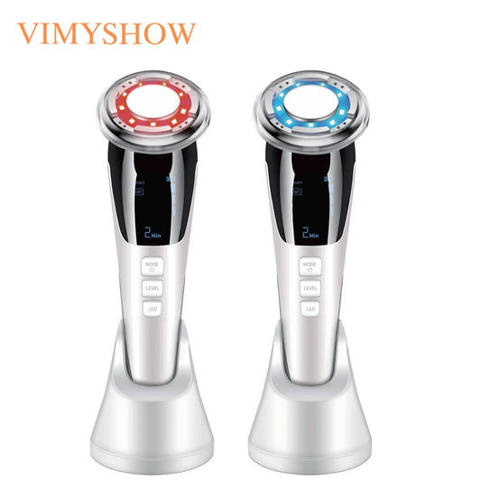 5-in-1 LED Micro-Current Facial Massager for Skin Tightening & Rejuvenation