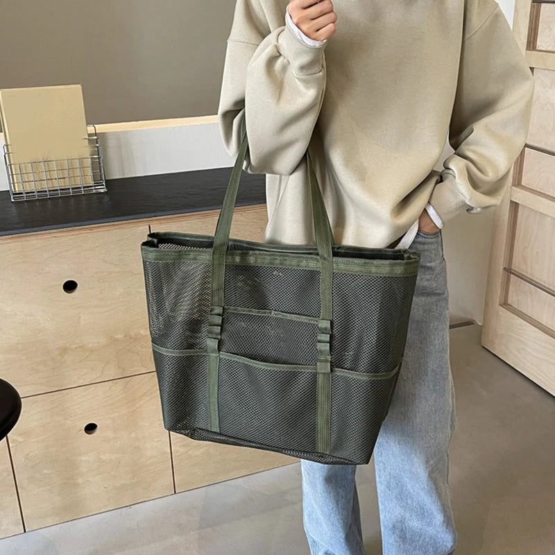 Luxury Hollow Mesh Tote