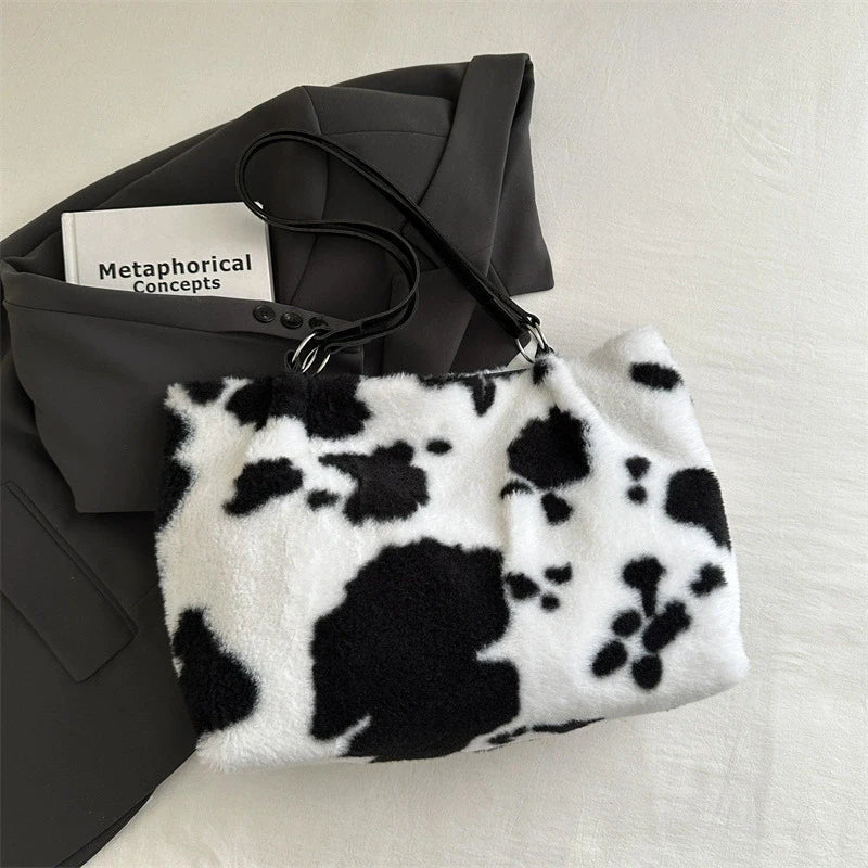 Luxury Plush Korean Shoulder Bag