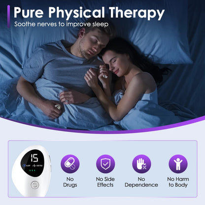 Microcurrent Handheld Sleep Aid Device for Anxiety, Stress & Insomnia Relief