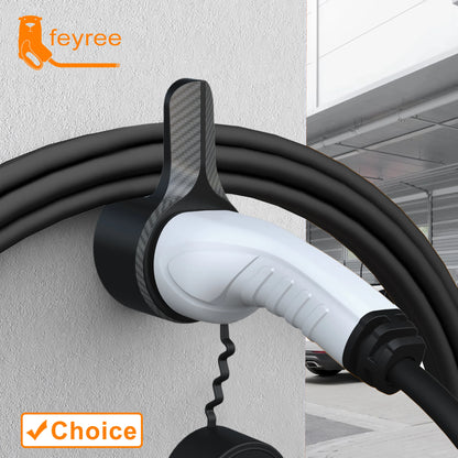 Type 2 EV Charger Holder & Cable Organizer - Wall Mount Dock