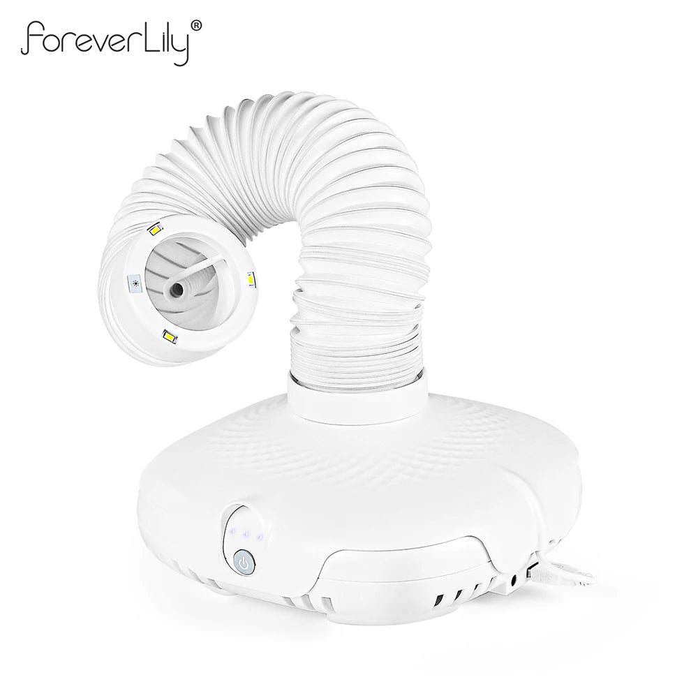 2-in-1 Brushless Nail Dust Collector Vacuum with LED Tube