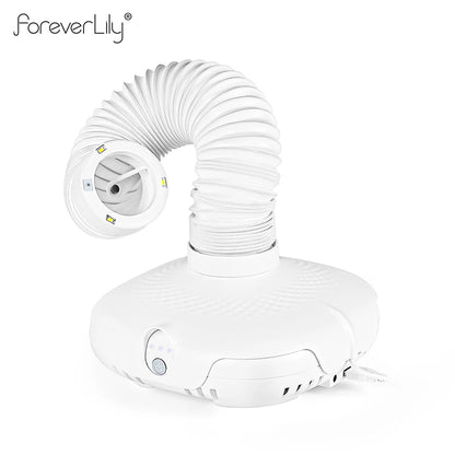 2-in-1 Brushless Nail Dust Collector Vacuum with LED Tube