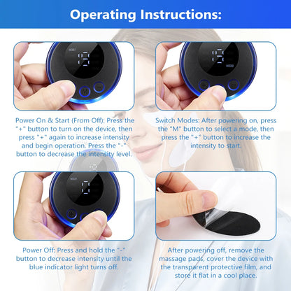 EMS Electric Eye & Facial Lifting Massager - Anti-Wrinkle Skin Tightening Device