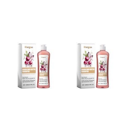 Onion & Biotin Hair Repair Shampoo - Nourishing Scalp & Anti-Dandruff Treatment