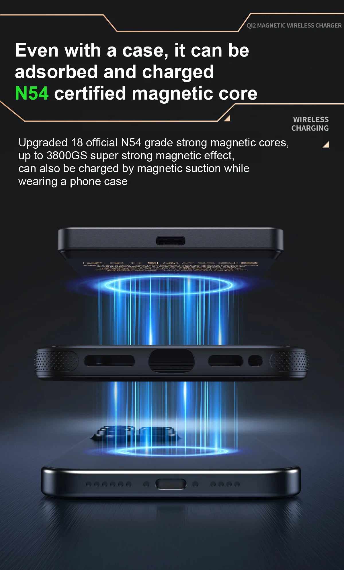 Magnetic Wireless Power Bank 5000mAh/10000mAh for iPhone 16-12 & Watch