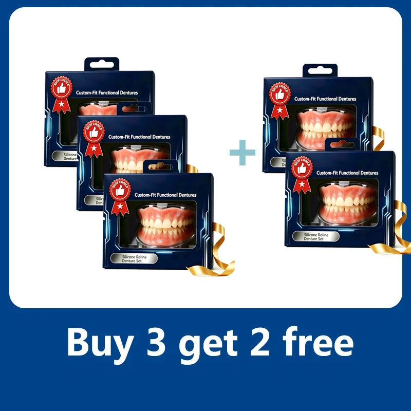 Custom-Fit Silicone Cosmetic Teeth Veneers for Confident Smile - 12