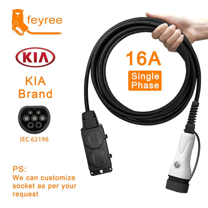 Type 2 V2L Electric Car Discharger - 3.5kW Portable Power Station Adapter