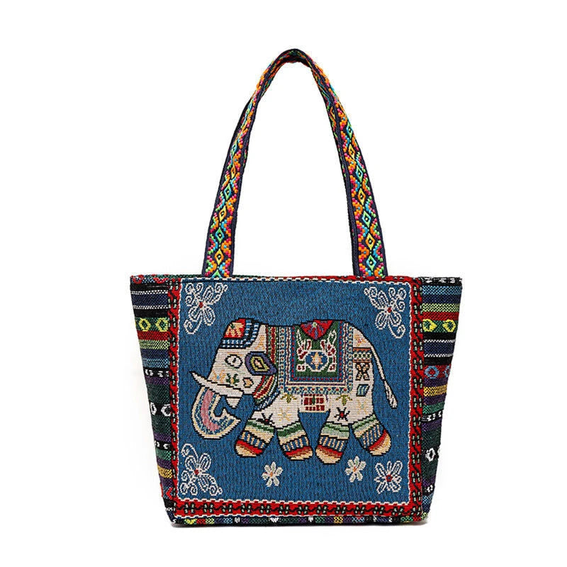 Luxury Elephant Print Tote