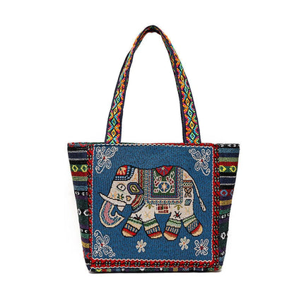 Luxury Elephant Print Tote