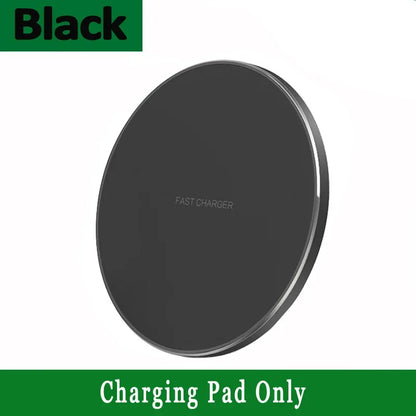 15W Fast Wireless Charging Pad - Universal Qi-Certified Charger for All Phones