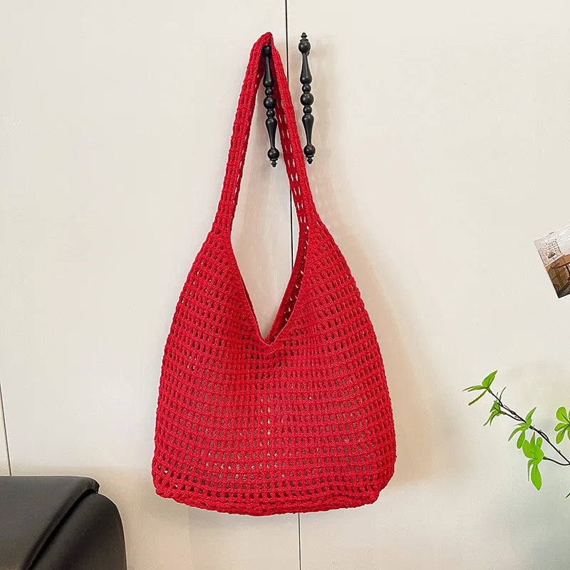 Luxury Bohemian Crochet Tote