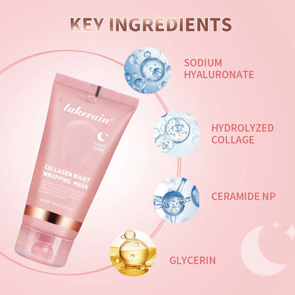 Overnight Collagen Wrapping Mask - Hydrating Peel-Off Facial Gel