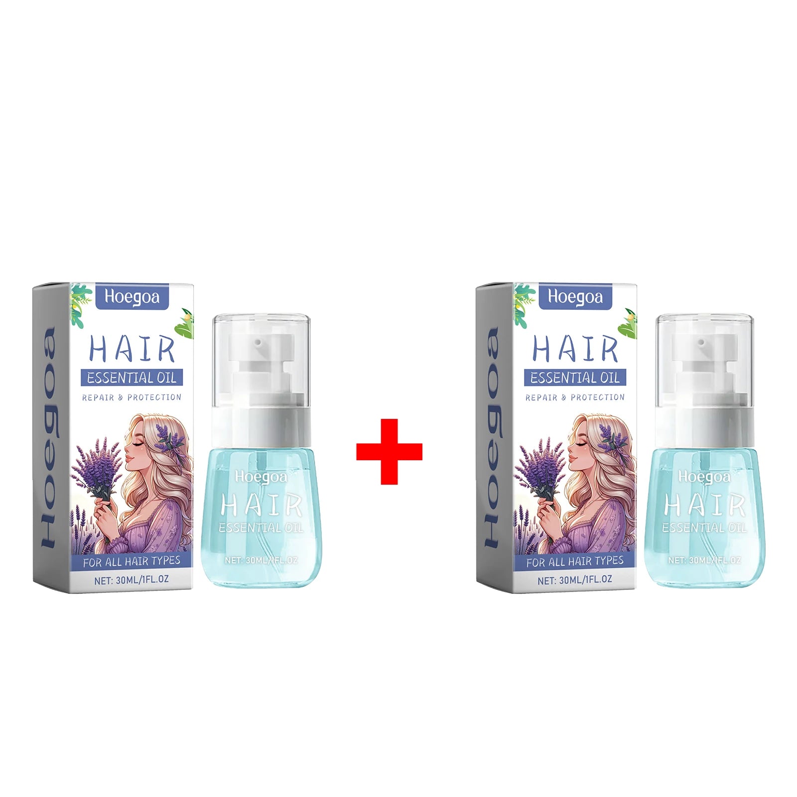 Lavender Hair Essential Oil - Repairing Anti-Frizz & Nourishing Scalp Treatment - 12