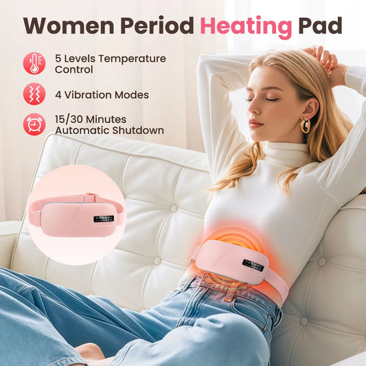 Electric Heating Pad for Period Pain Relief & Abdominal Comfort