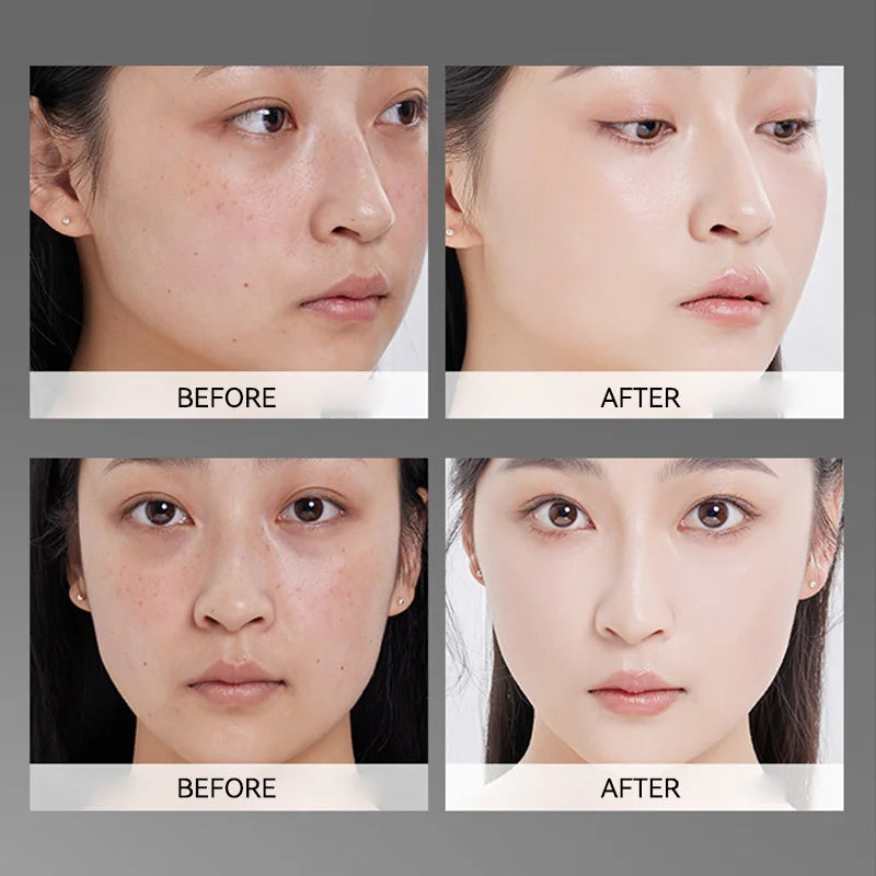 Double-Ended Hydrating Foundation Stick with Built-in Brush - Long-Lasting