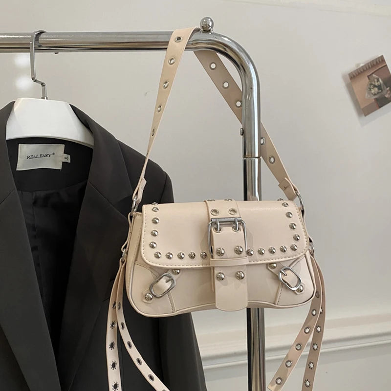Luxury Trendy Rivet Shoulder Bag