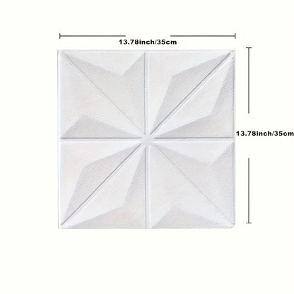 3D Peel & Stick Wall Panels - Waterproof Foam Wallpaper