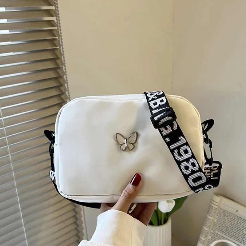 Luxury Quilted Nylon Crossbody Bag
