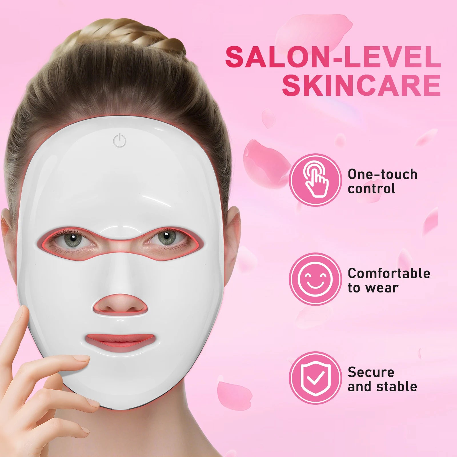 7-Color LED Photon Therapy Facial Mask - Cordless Skin Rejuvenation Device - 11