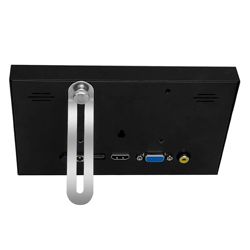 7-Inch Portable IPS Monitor 1024x600 HDMI VGA Display with Metal Holder