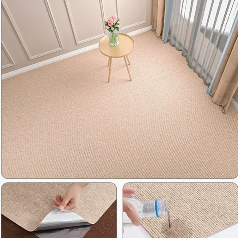 Peel and Stick Non-Slip Floor Mat - Cut-to-Fit Waterproof Carpet Roll - 14