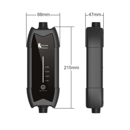 Portable 3.5KW EV Charger - Adjustable 16A Level 2 Charging Station