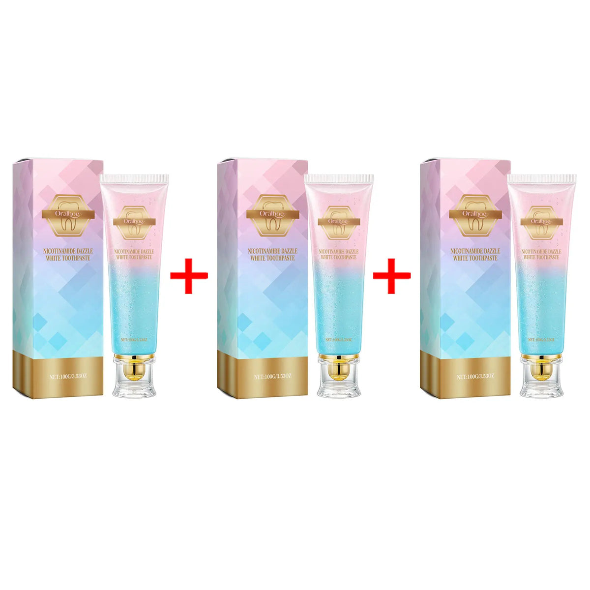 Nicotinamide Teeth Whitening Toothpaste - Deep Stain Removal & Gum Care