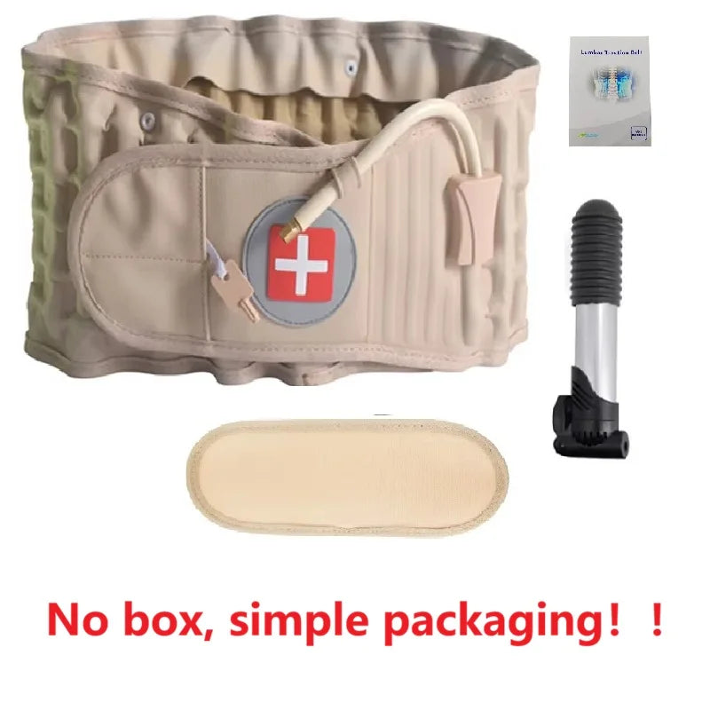 Adjustable Lumbar Support Belt with Air Traction for Back Pain Relief - 11