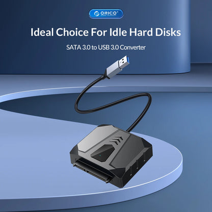 USB 3.0 to SATA Adapter for 2.5" SSD/HDD with Protective Silicone Case