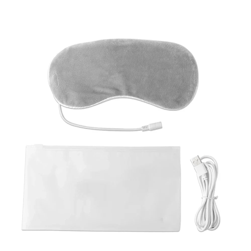 USB Heated Eye Mask for Dry Eyes, Sleep & Puffiness Relief