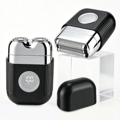 Portable Electric Foil Shaver - Waterproof Wet & Dry Beard Trimmer for Men