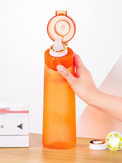 800ml Fruit Scented Water Bottle with Flavor Pod & Straw - Leak Proof