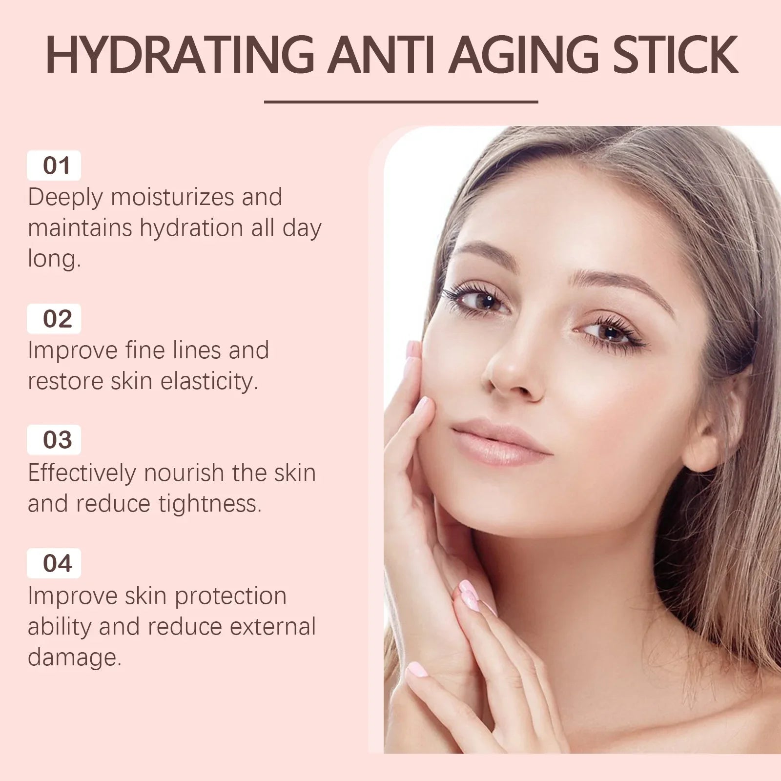 Collagen Anti-Aging Moisturizing Balm Stick for Face Lifting & Wrinkle Removal - 17