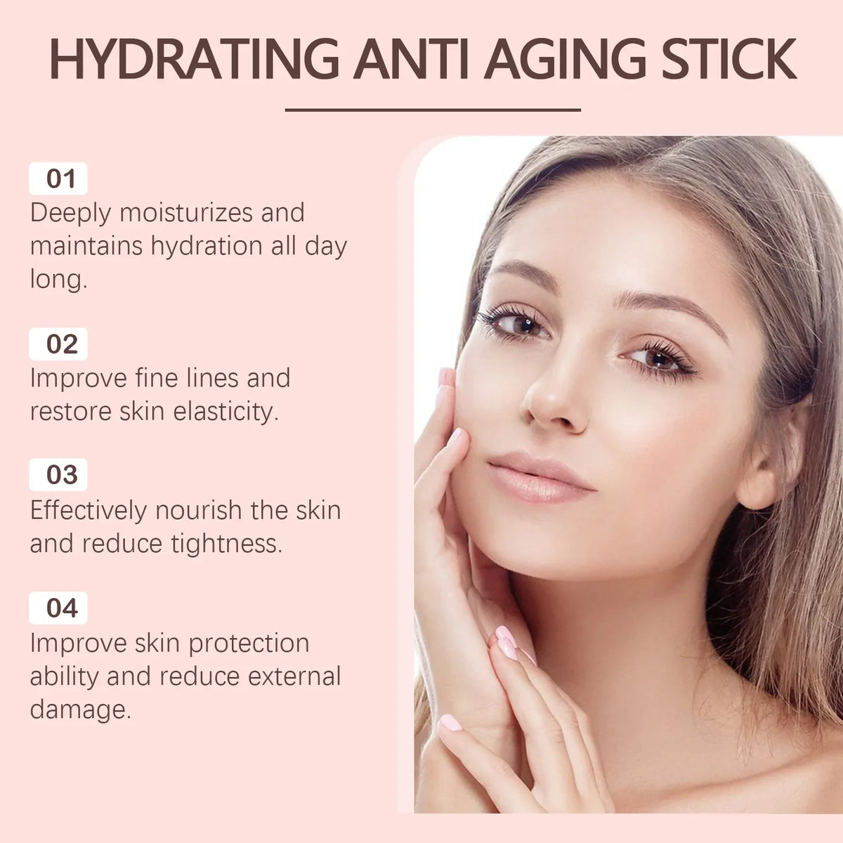 Collagen Anti-Aging Moisturizing Balm Stick for Face Lifting & Wrinkle Removal