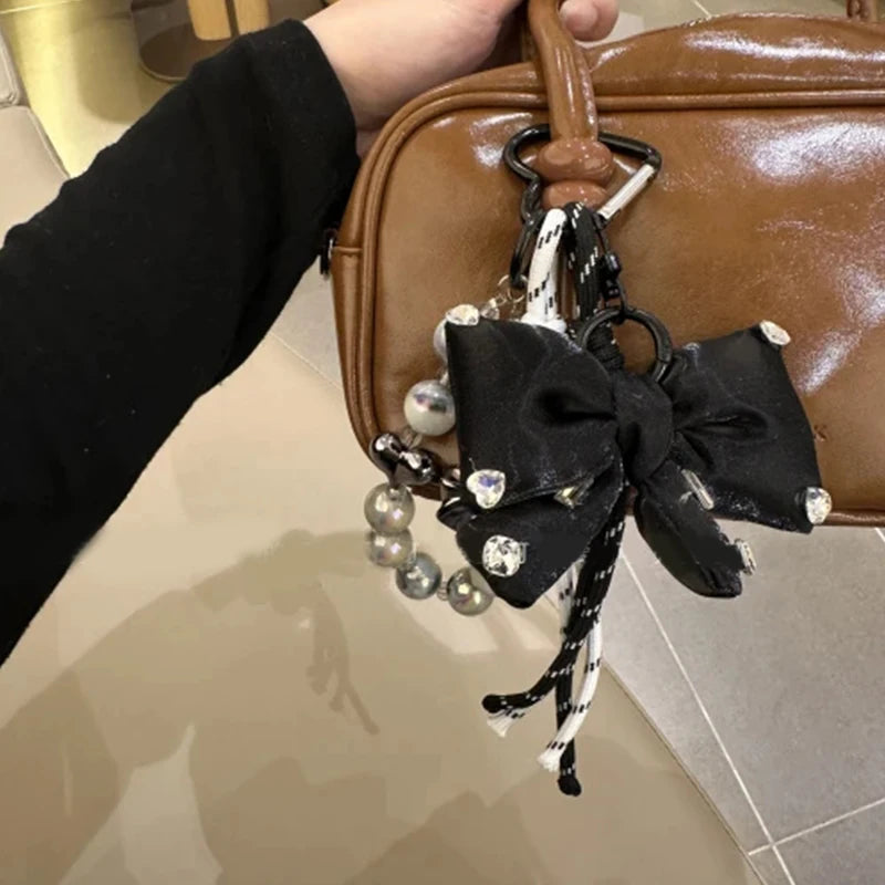 Luxury Metal Bow Keychain
