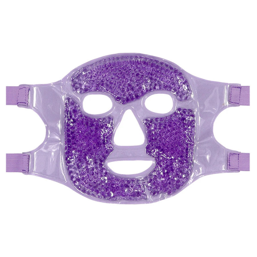 Gel Bead Cooling Ice Face Mask – Hot & Cold Therapy for Face & Eye Care - 21