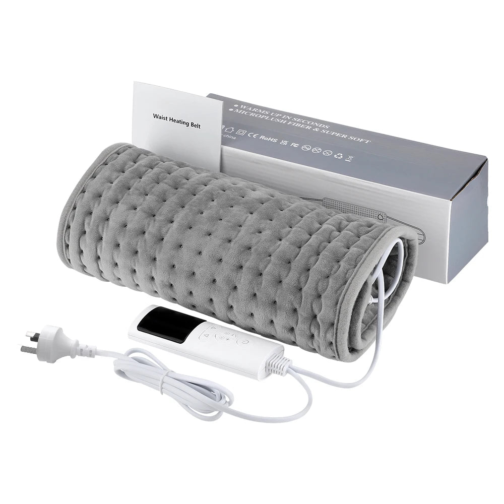 Electric Heating Pad for Back and Waist Pain Relief with Temperature Control