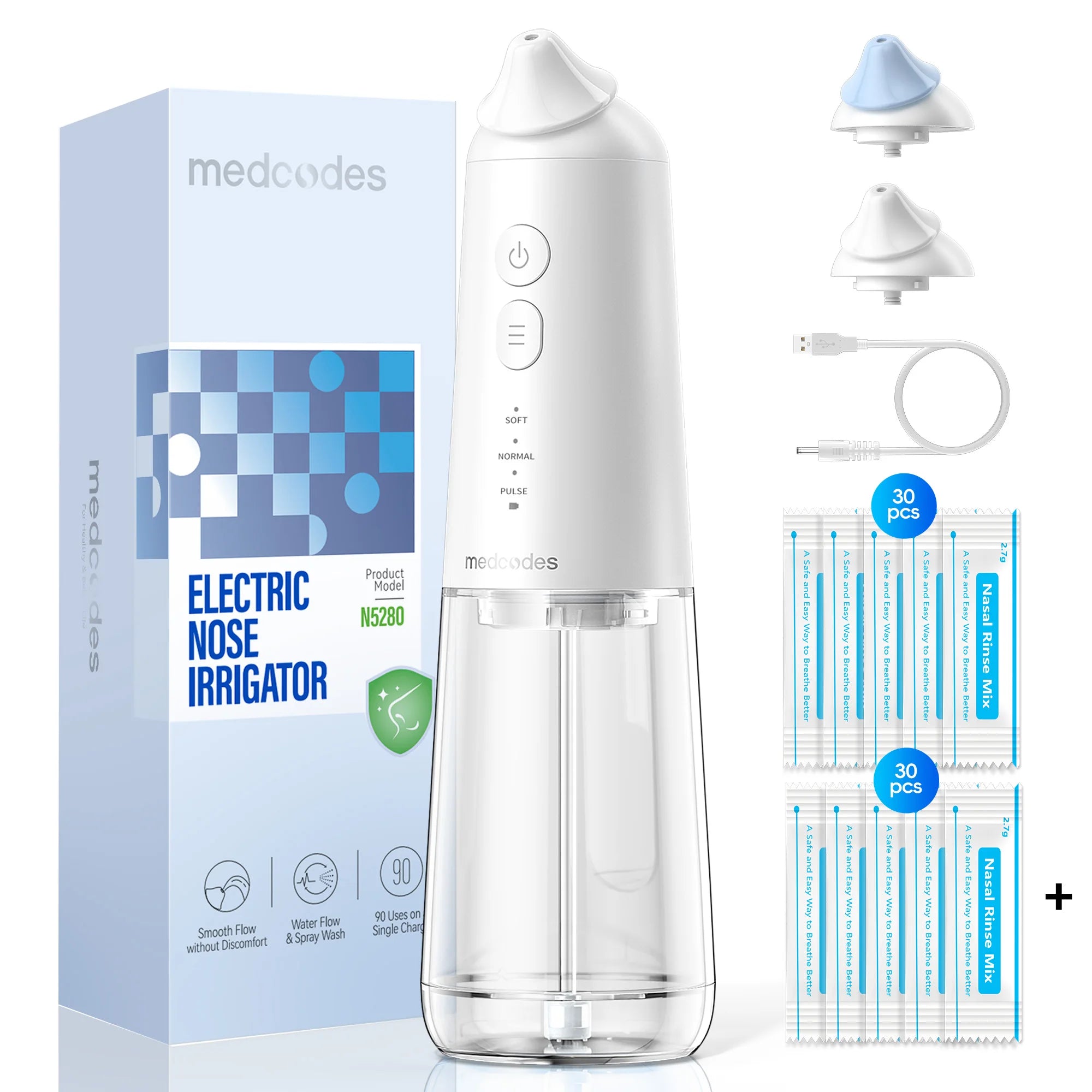 Electric Nasal Irrigation System for Sinus Relief and Nasal Congestion - 18