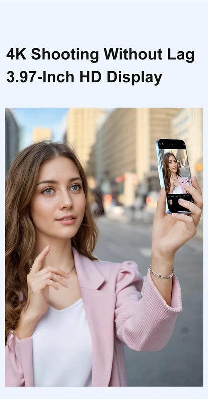 Magnetic Phone Monitor: HD Wireless External Screen for Selfie & Vlogging