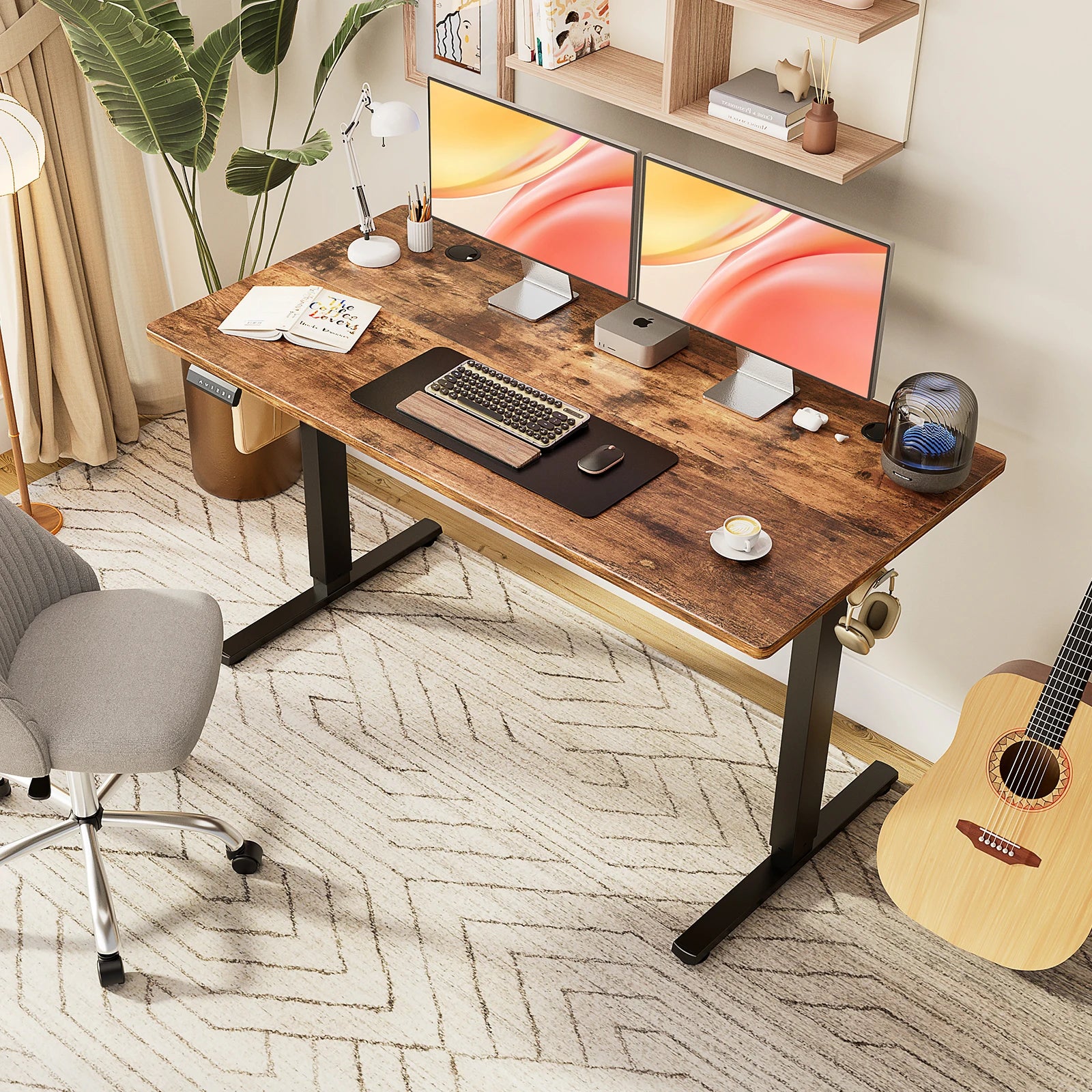 Electric Standing Desk - Ergonomic Height Adjustable Sit Stand Workstation - 4