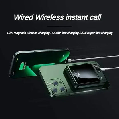 Magnetic Wireless Portable Power Bank - Fast Charging External Battery