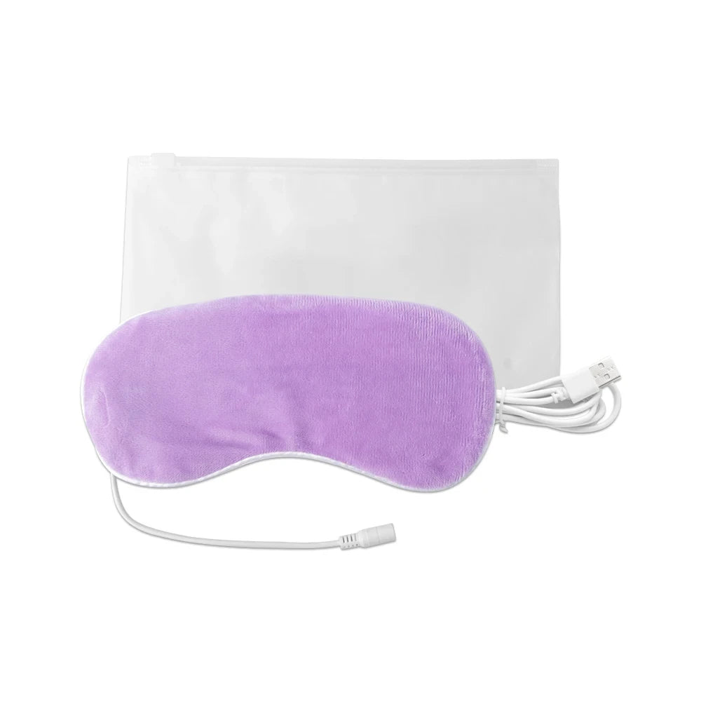 USB Heated Eye Mask for Dry Eyes, Sleep & Puffiness Relief