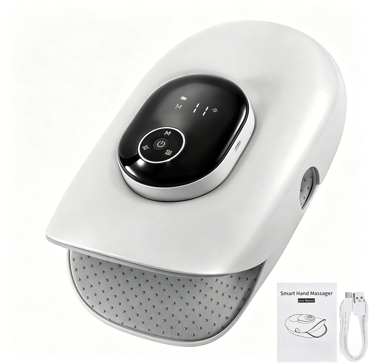 Electric Hand Massager with Finger Stretching & Heat Therapy