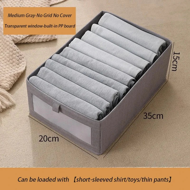 Foldable Wardrobe Clothes Organizer - Closet Drawer Divider