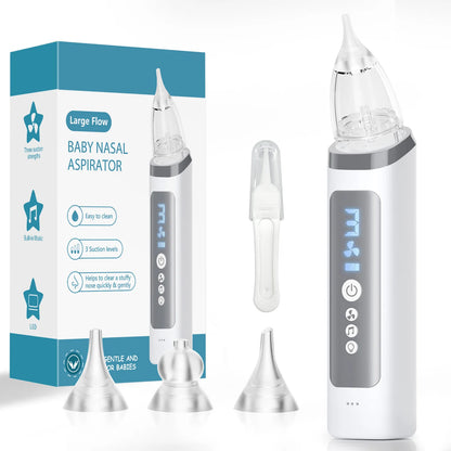 Electric Baby Nasal Aspirator - Safe & Gentle Automatic Nose Cleaner