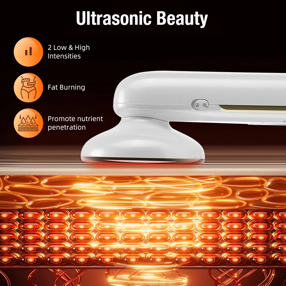 Ultrasonic EMS Body Slimming & Facial Lifting Massager - Infrared Fat Burner - 2